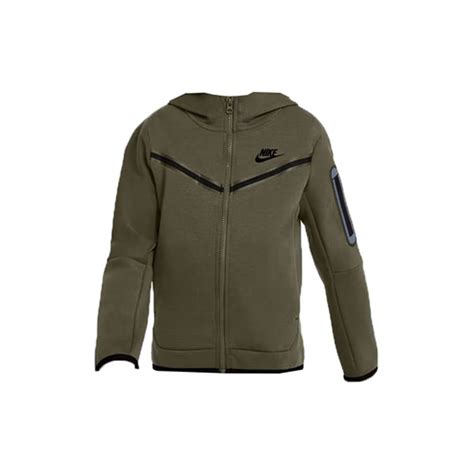 nike tech fleece kids green